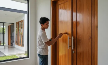Pilihan Cat Pintu Kayu Super Awet Dan Tahan Lama