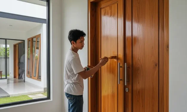 Pilihan Cat Pintu Kayu Super Awet Dan Tahan Lama